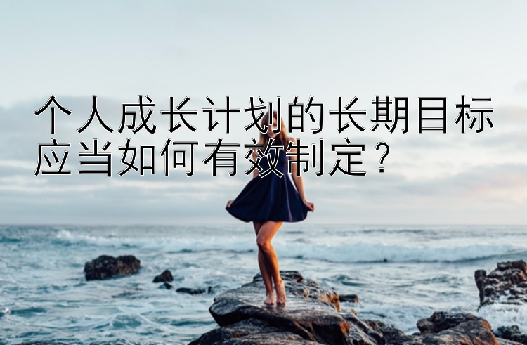 个人成长计划的长期目标应当如何有效制定？