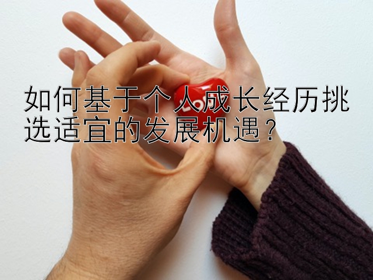 如何基于个人成长经历挑选适宜的发展机遇？