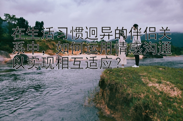 在生活习惯迥异的伴侣关系中，如何运用情感沟通以实现相互适应？